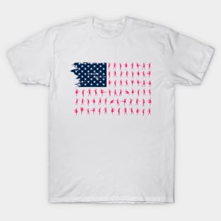 Ballet Flag July 4th T-Shirt